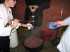 Dessert was Mexican Hot Chocolate, served from a large cauldron.